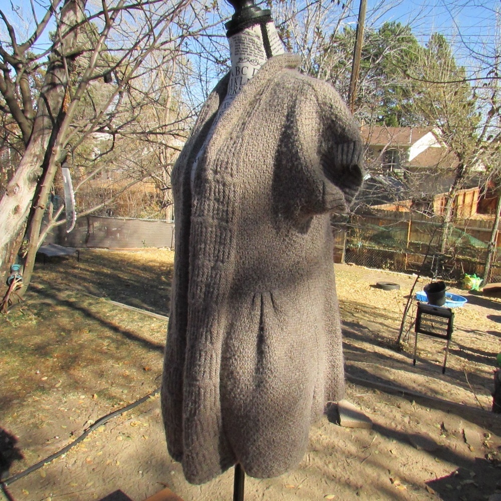 American Rag Gray Open-Front Cardigan - Picture 3 of 6